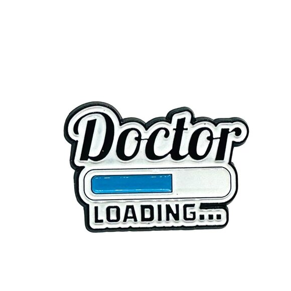 ☀️New Oz Enamel Pin Doctor Loading Medical Themed Brooch White Medicine student - Picture 4 of 5
